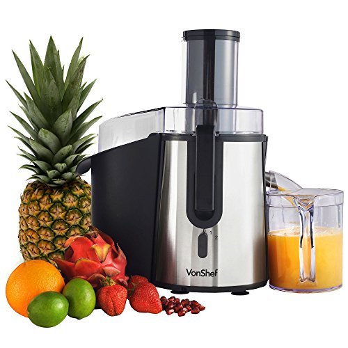 VonShef Professional Powerful Wide Mouth Whole Fruit Juicer 700W Max Power Motor review